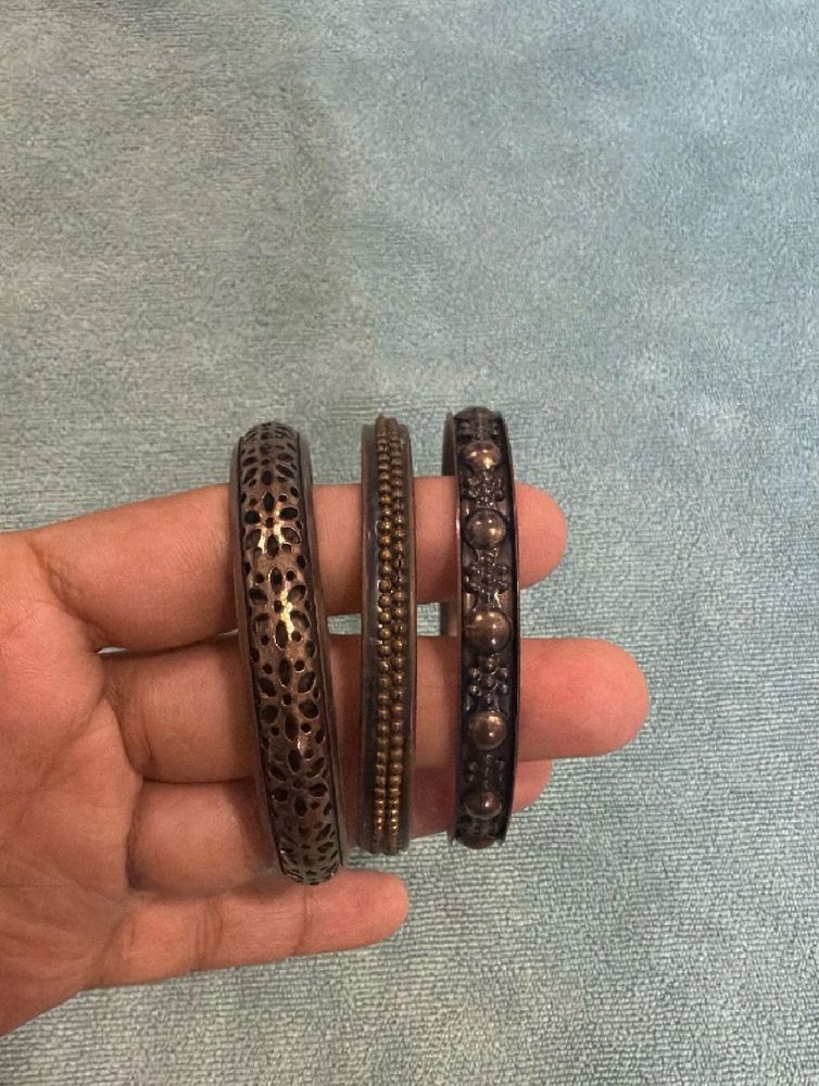 Set of 3 Ornate Bangles