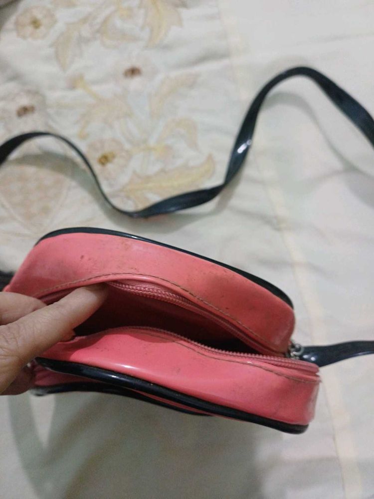 Retro Pink Crossbody Bag