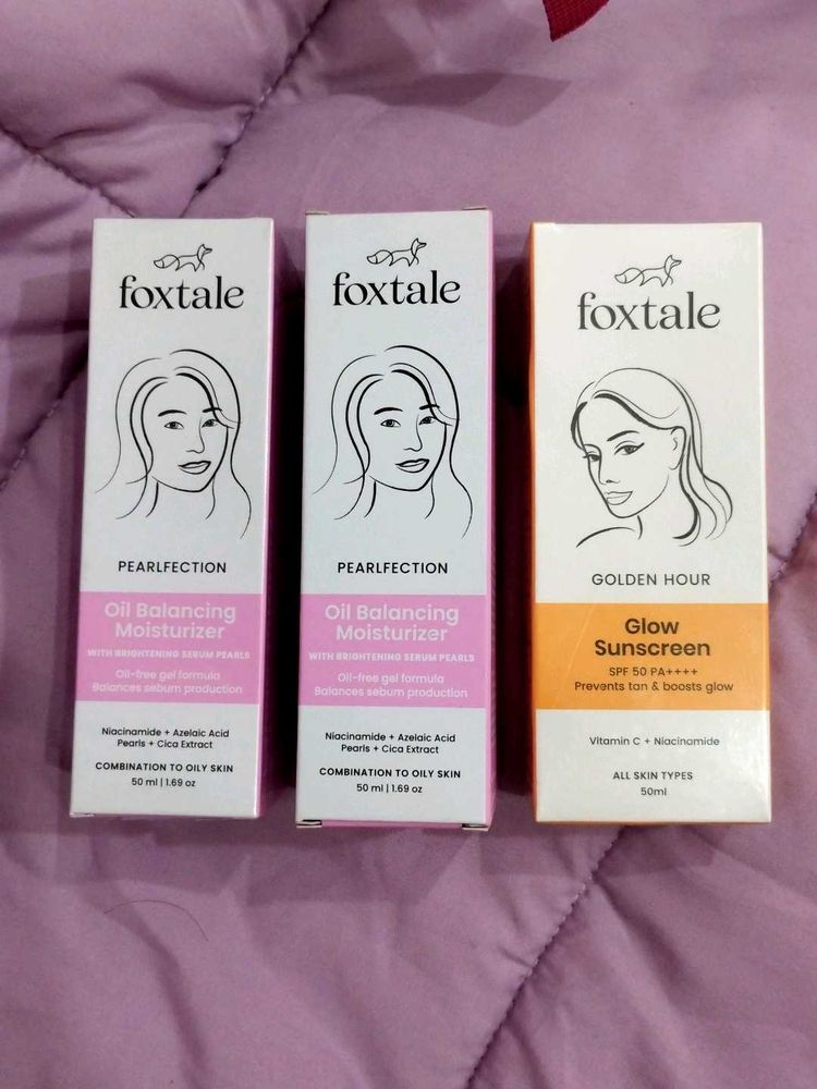 Foxtale Moisturizers &amp; Sunscreen
