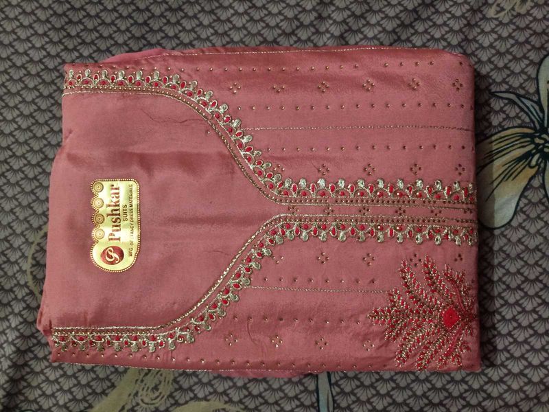 Beautiful Embellished Kurta Set Material
