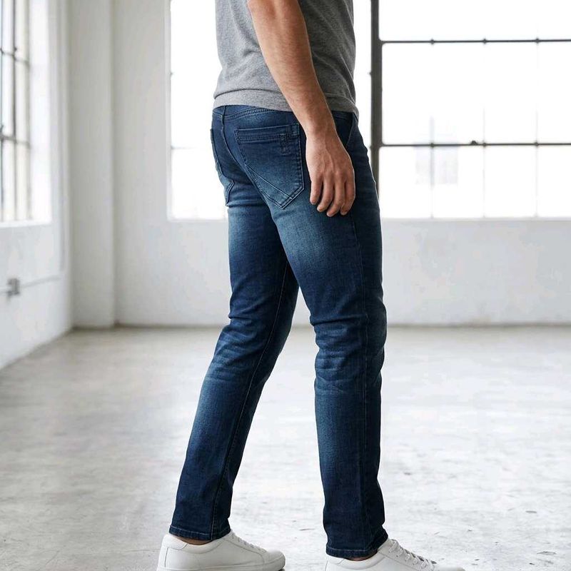 Men's Dark Wash Slim Fit Jeans