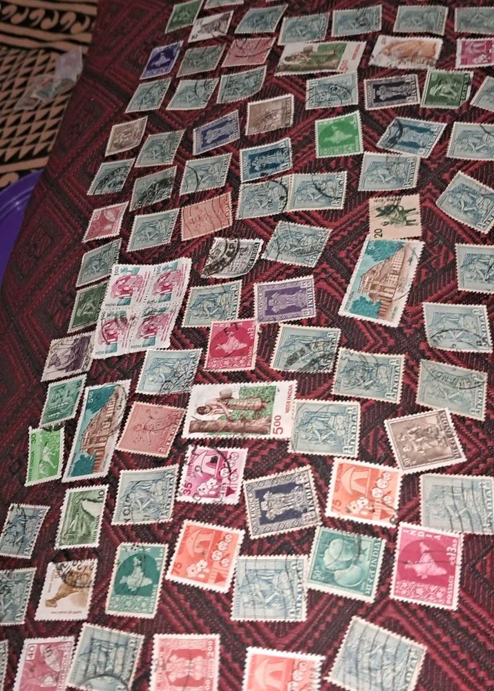 85+ vintage Republic of India stamps