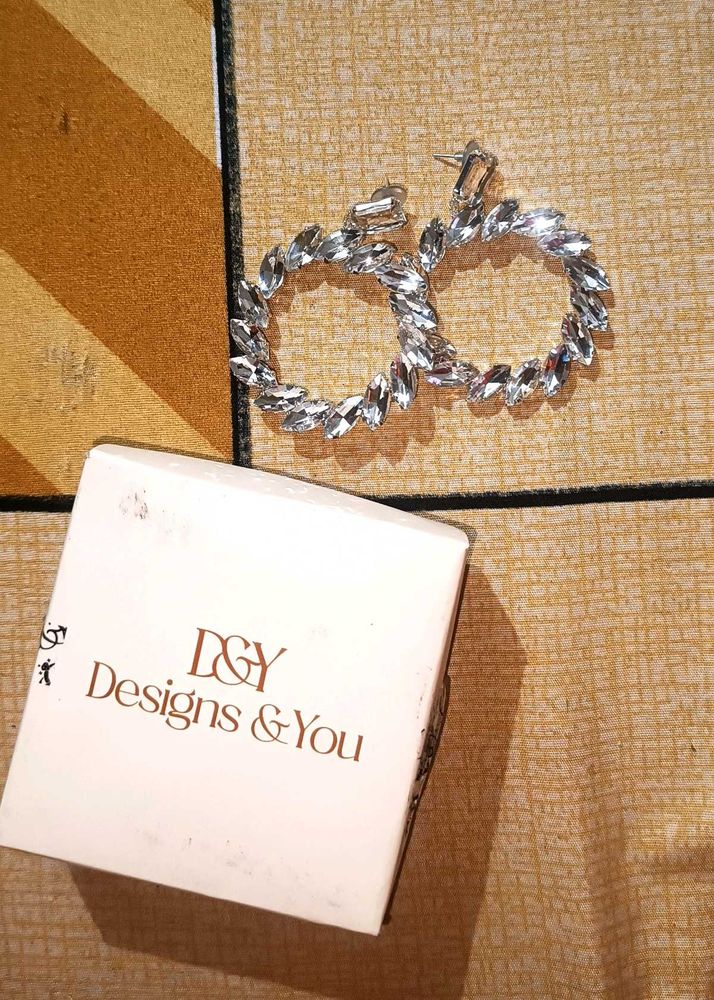Sparkling Hoop Earrings