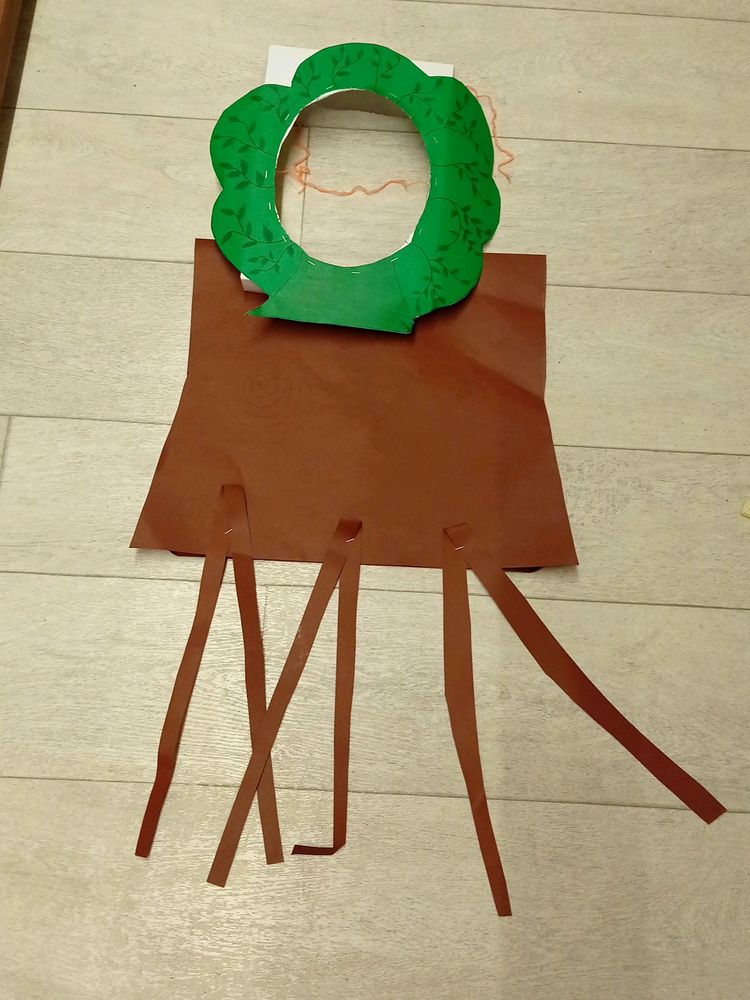 Tree Costume  N Crayon Box For School Programe