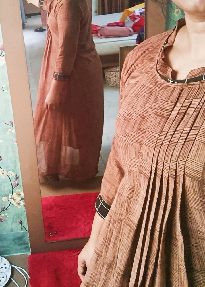 Brown Maxi Dress Cute