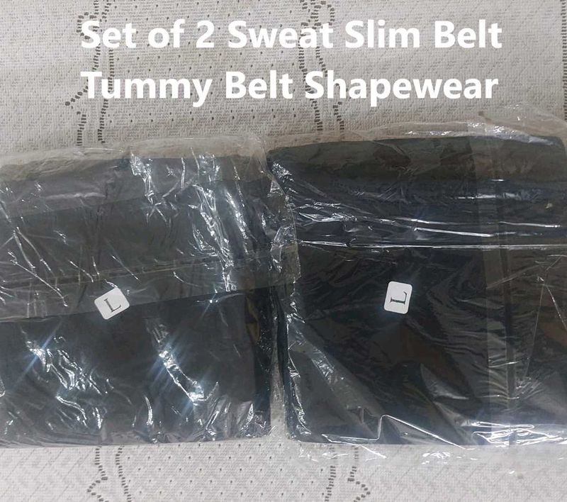 Set of 2 Slim Belt Waist Trainer Tummy
