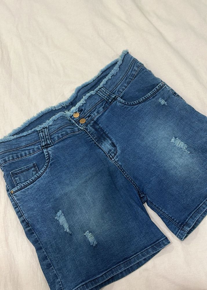 Thailand Imported Distressed Denim Shorts