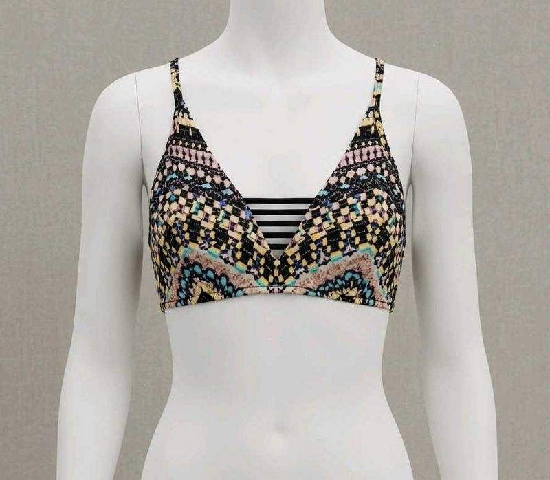 Boho Print Bikini Top