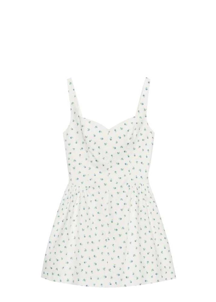 Zara White/Blue dress