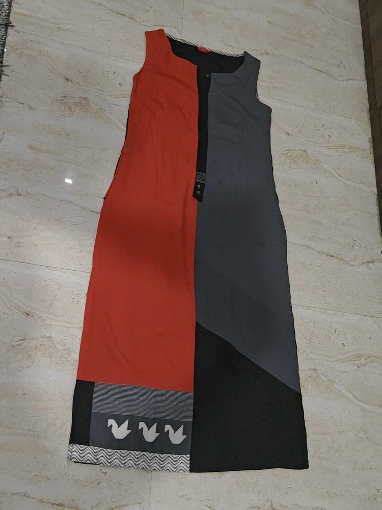 Stylish Color Block Kurta