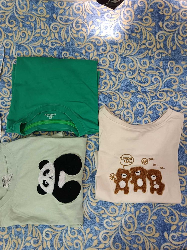 Cute Panda &amp; Bear T-Shirts Bundle