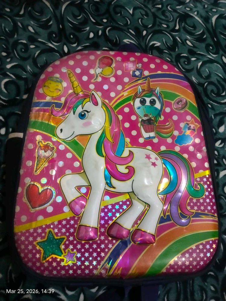Cute Unicorn Backpack for kg kids