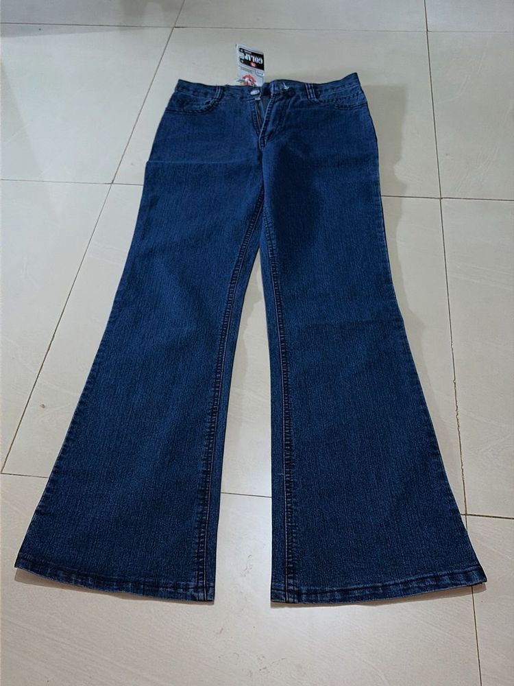 * Classic Blue Bootcut Jeans