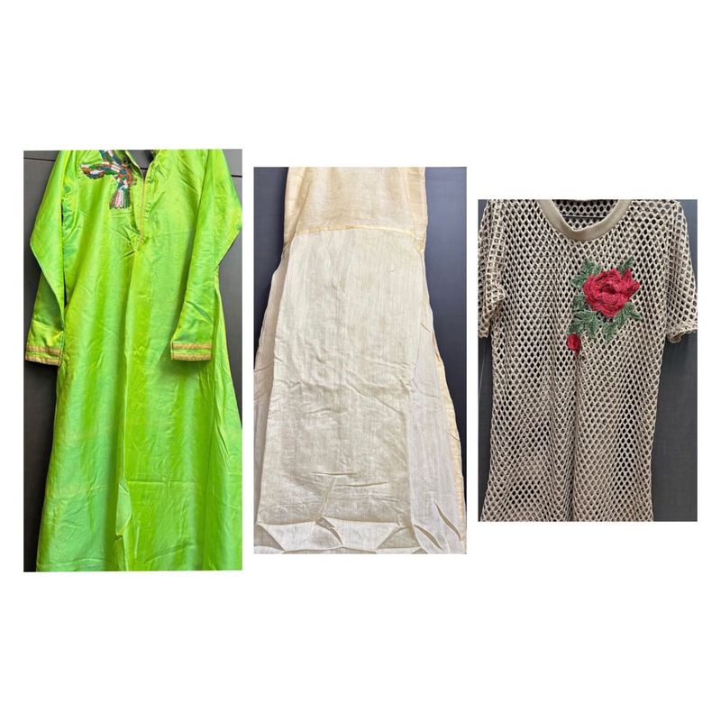 Vibrant Kurta Set with Embroidered Detail