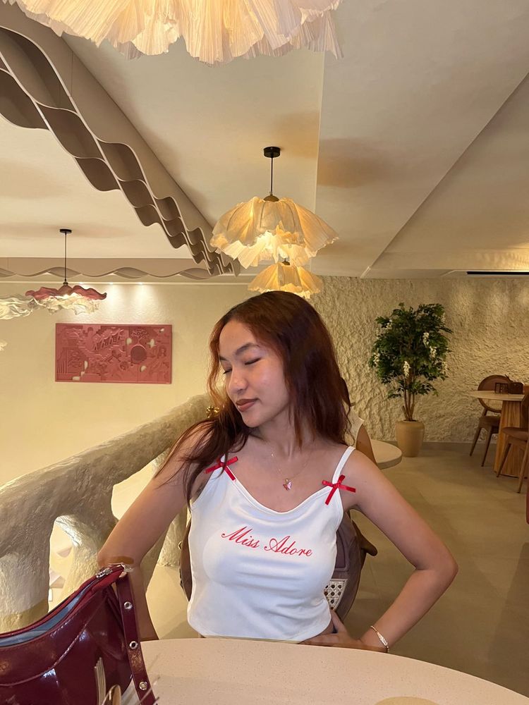 Miss Adore White Tank Top