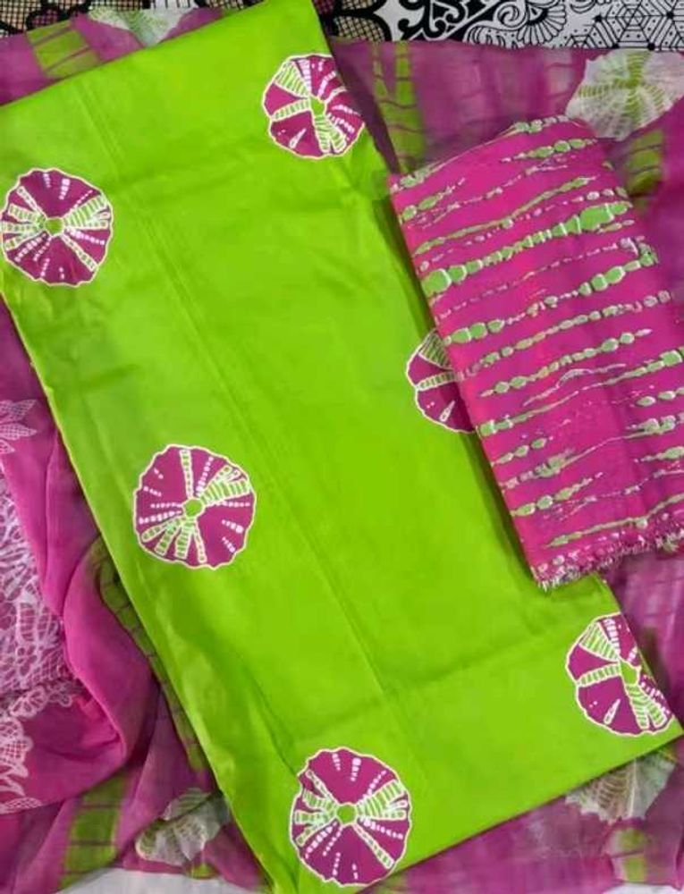 Unstitched Jaipuri Cotton Suit