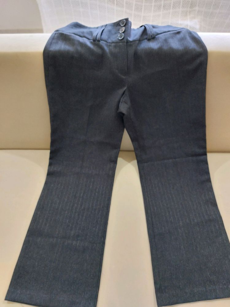 Dark Grey Formal Trousers From Marks &amp; Spencer