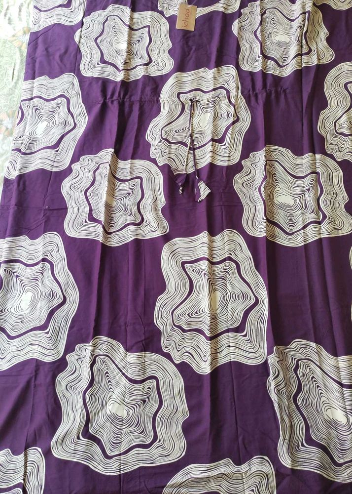 Boho Inspired Purple Kurta Set