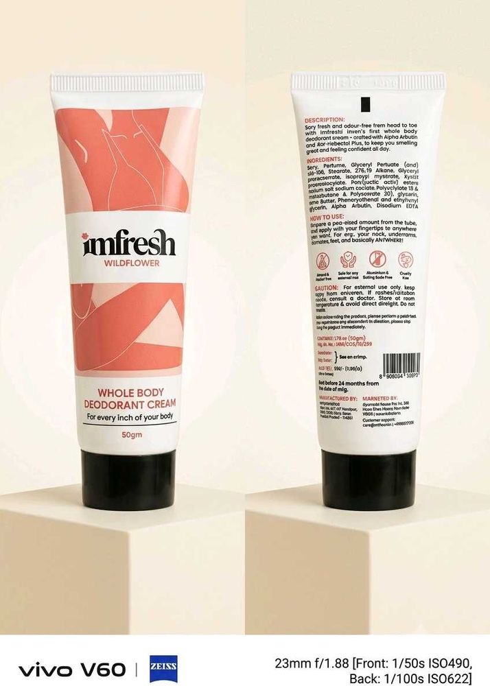 Imfresh Wildflower Whole Body Deodorant Cream