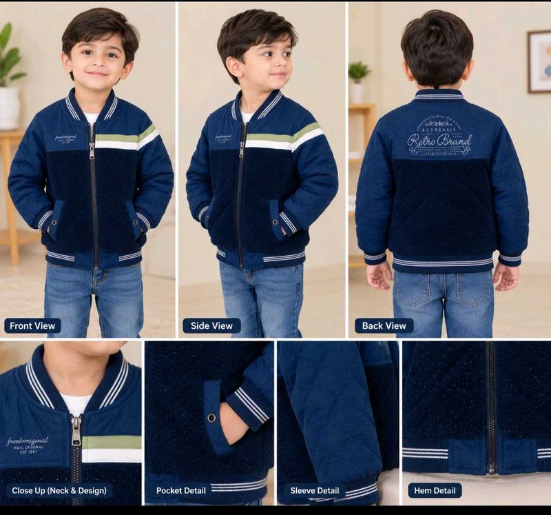 Stylish Boys Bomber Jacket
