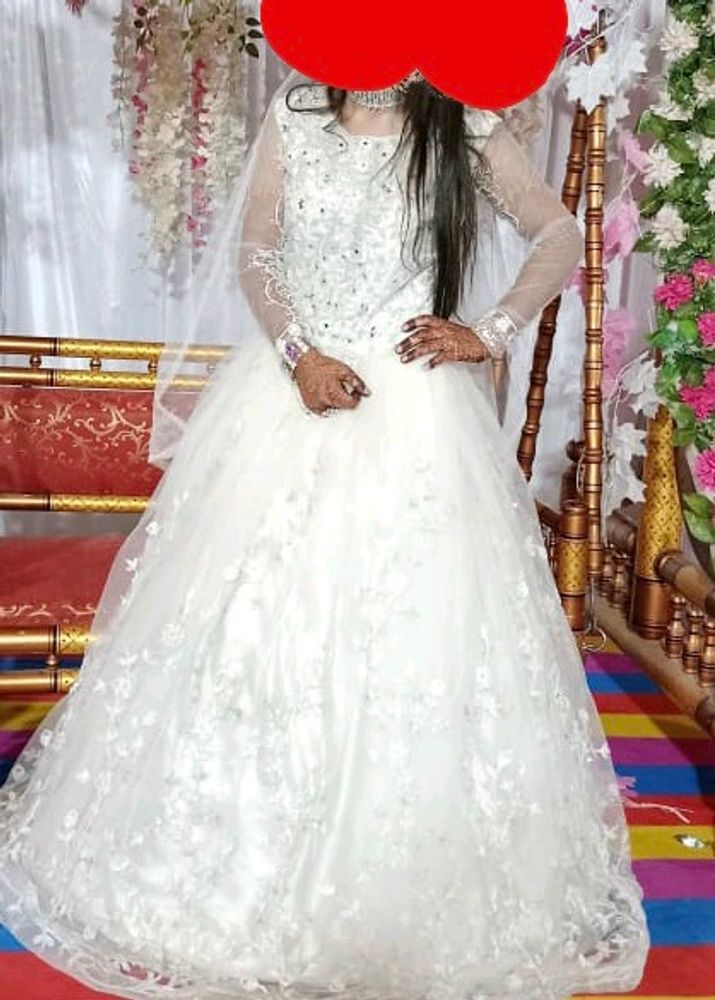 White Ball Gown