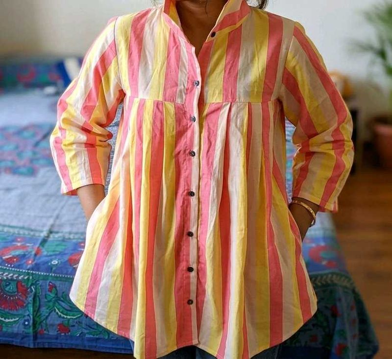 Striped Cotton Kurta