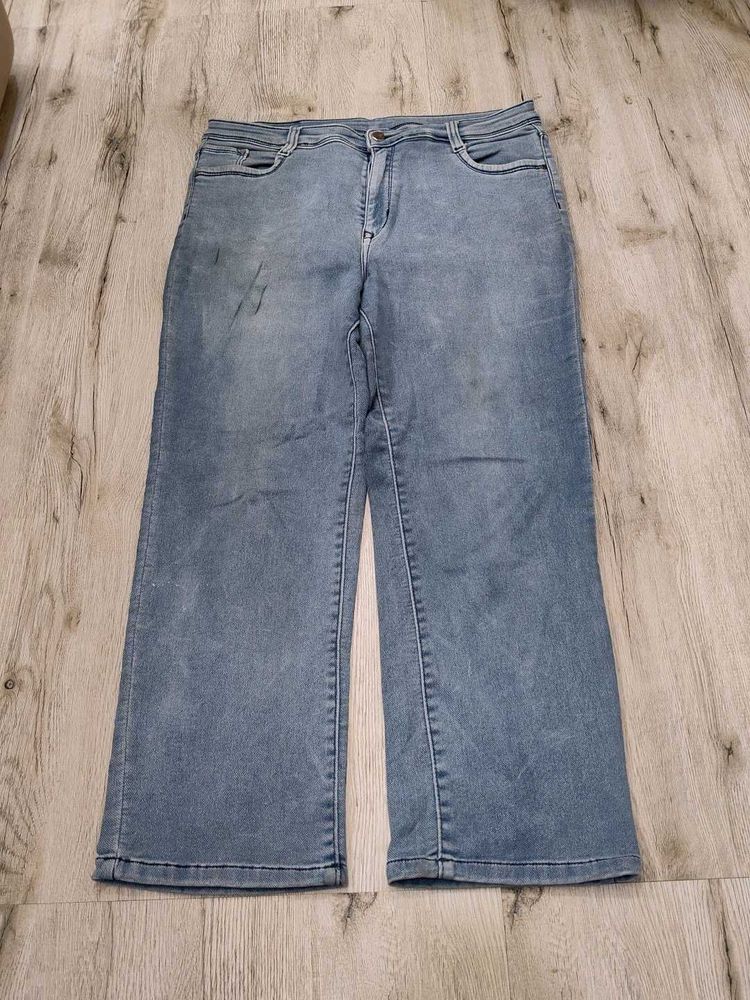 Ma5824 Thafio Light Wash Wide Leg Jeans waist 32 i