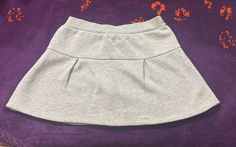 Grey Mini Skirt