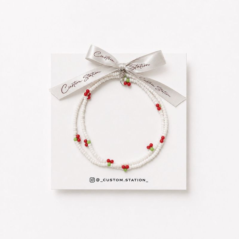 handmade Cute fruits Beaded Necklace