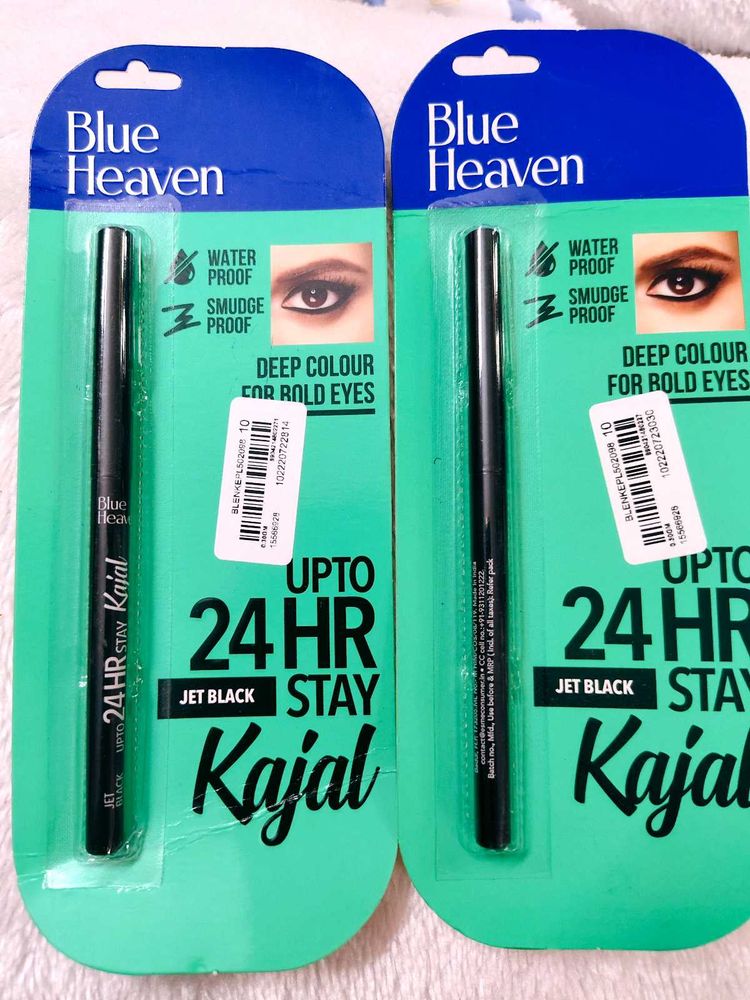 Blue Heaven 24 Hr Stay Kajal Black Waterproof | Lo
