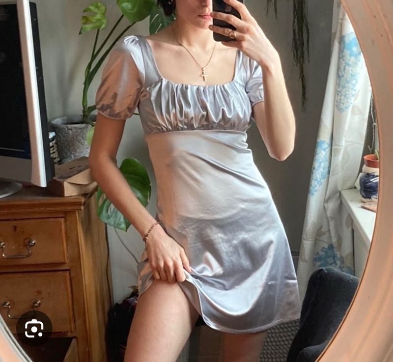 H&amp;M puff sleeve dress