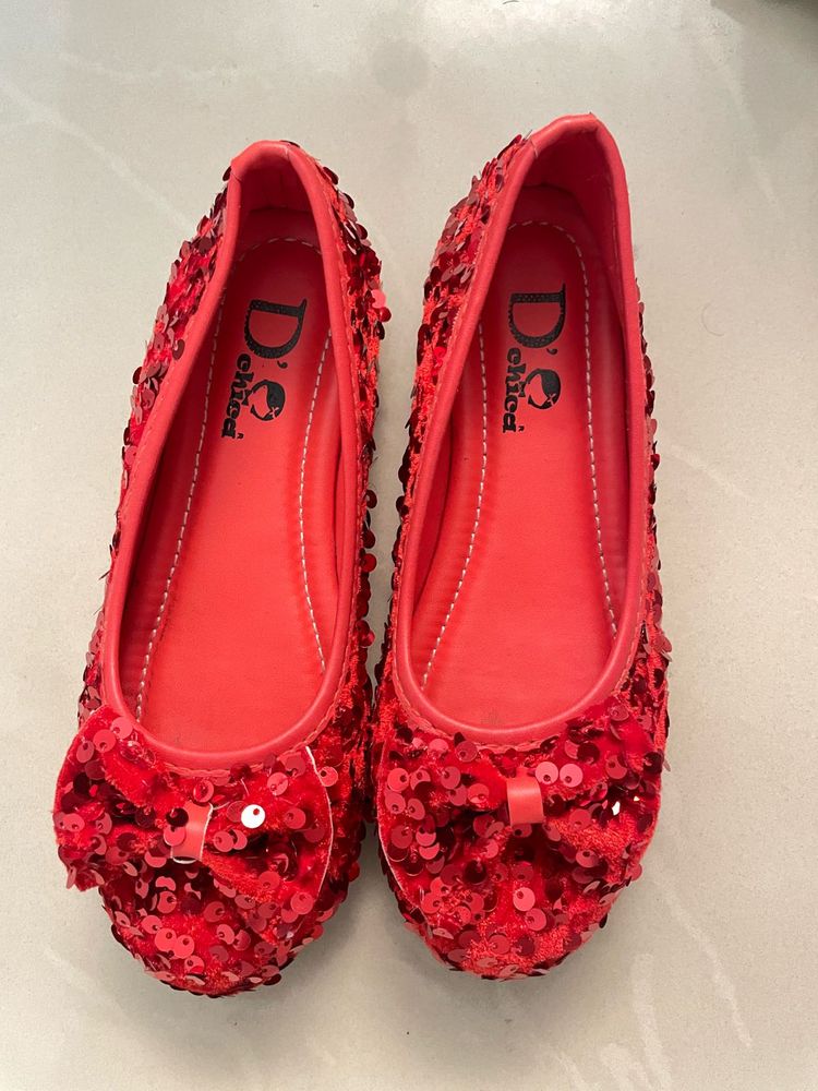 Sparkly Red Sequin Ballerina