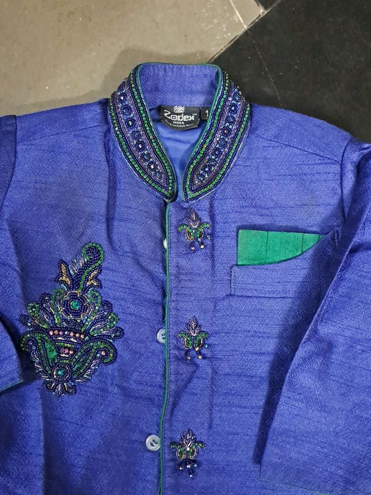 Blue Shwerwani No Bottom