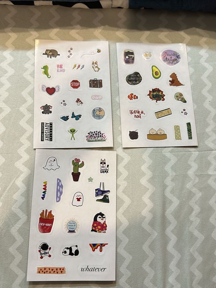 Factor Notes Sticker Sheets - 3