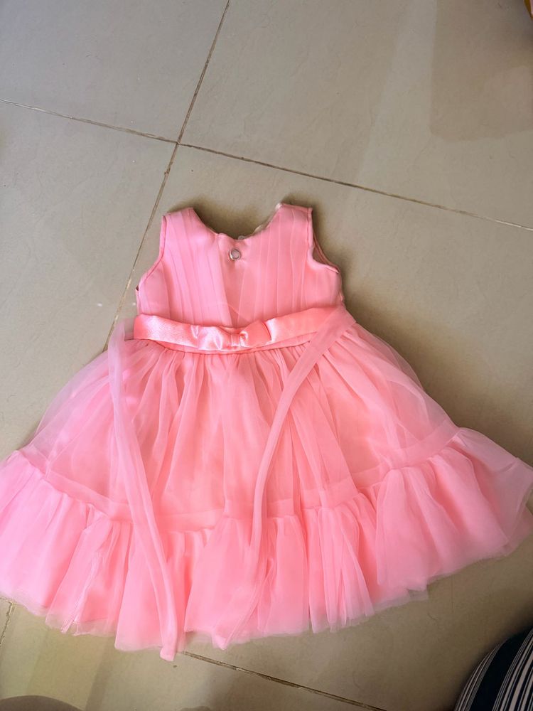 Cute Pink Tulle Dress
