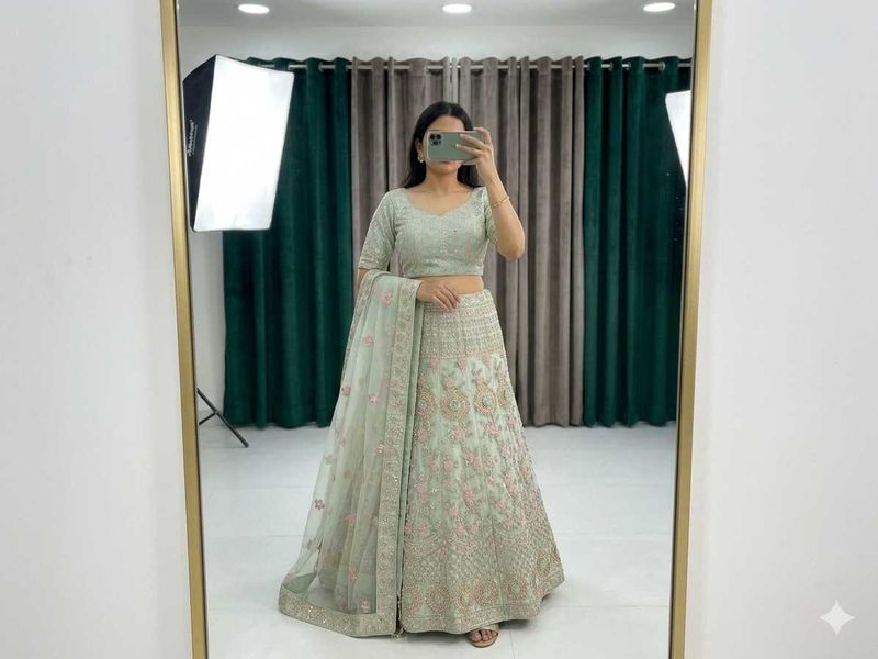 Light green lehenga (Totally New Leheng