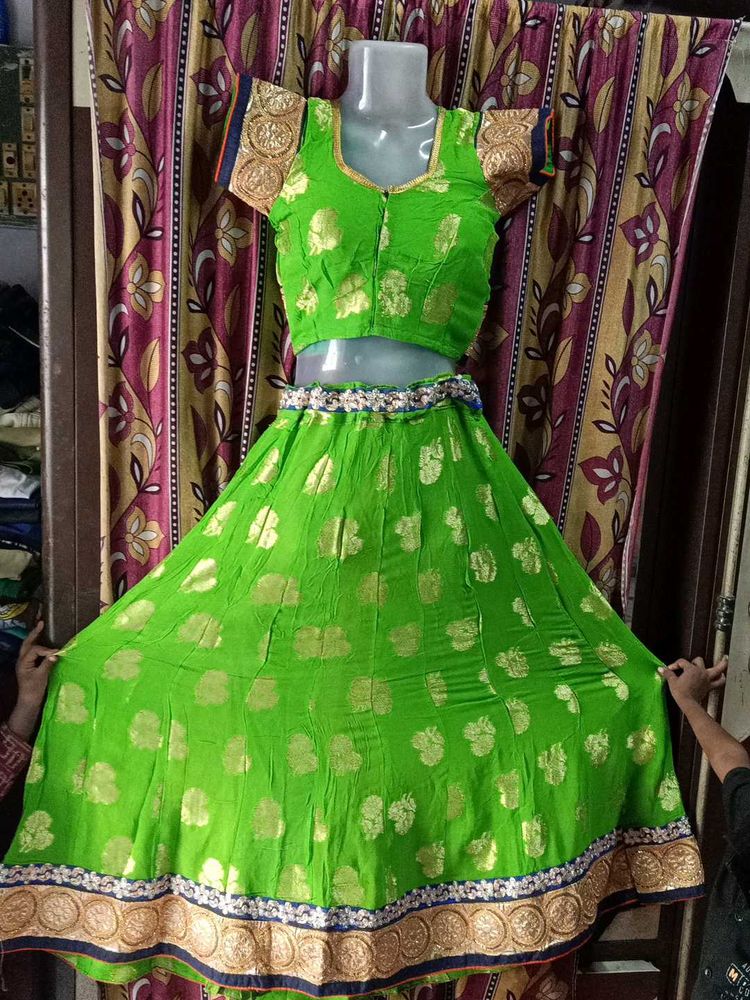 Green Lehenga Choli Set