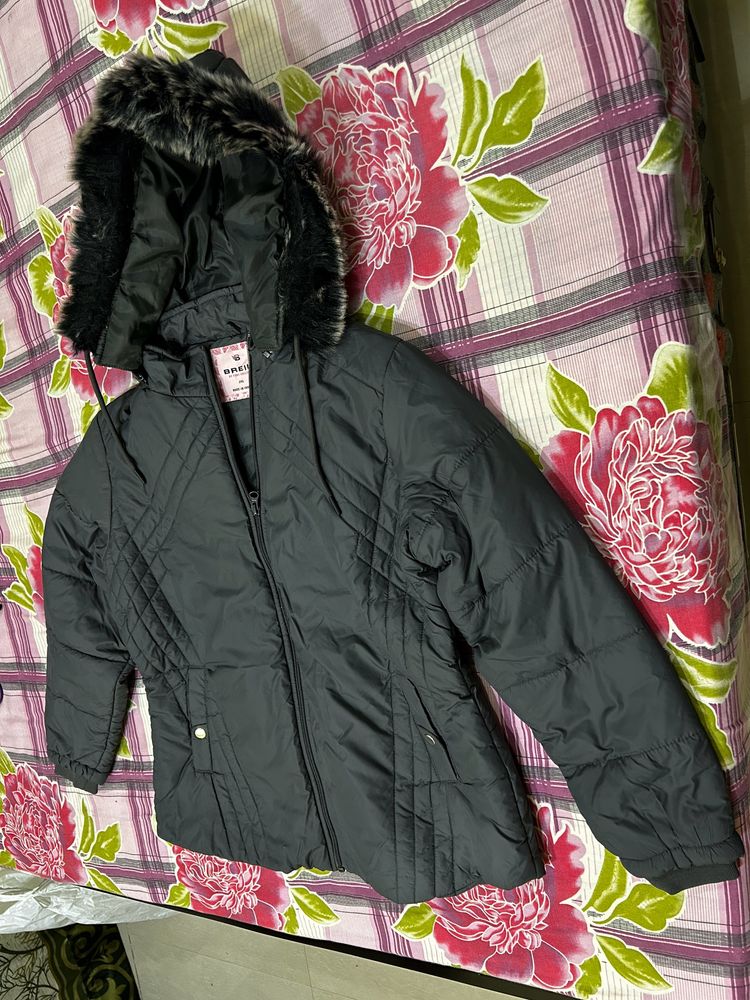 Breil Women Solid Parka Jacket Size XXL