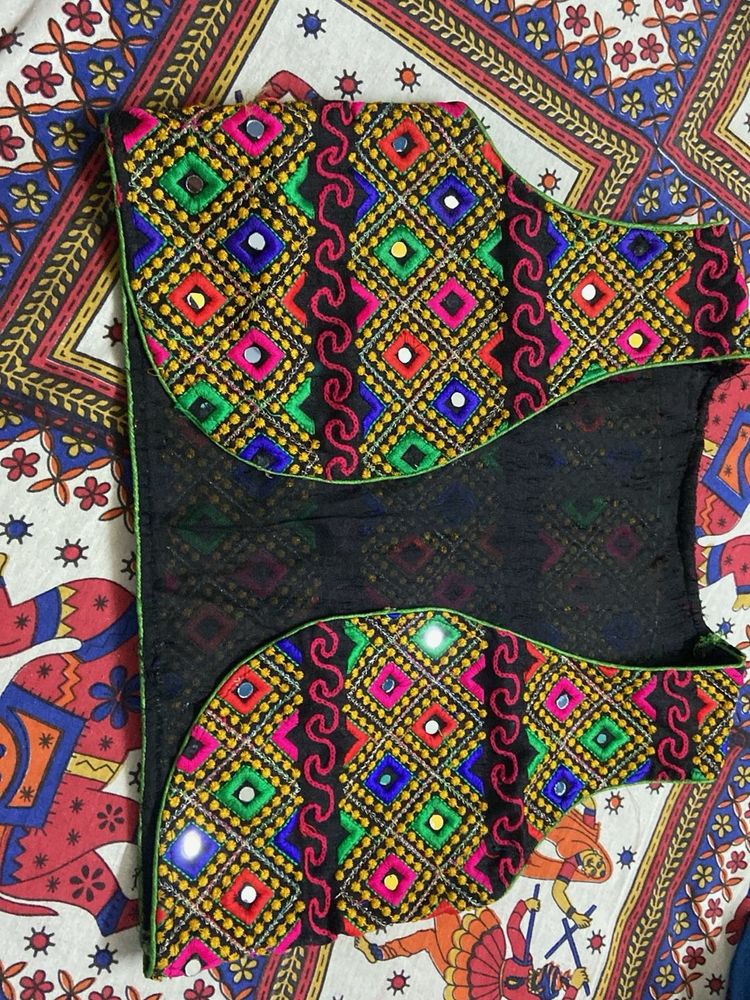 Embroidered Mirror Work jacket