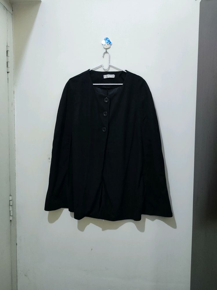 Black Fleece Poncho