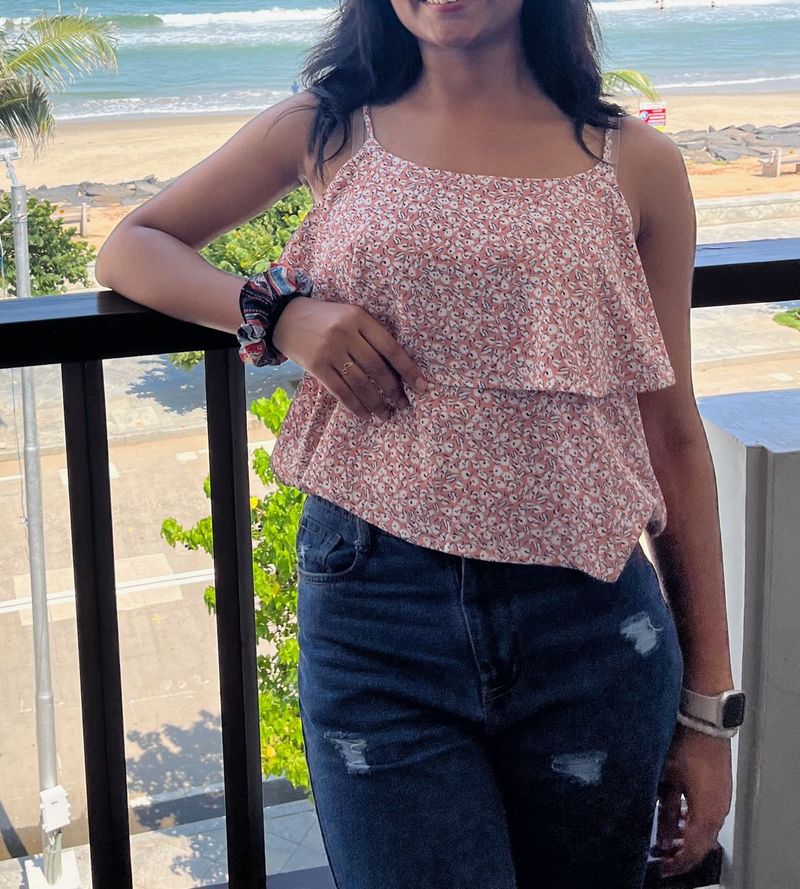 Floral Print Cami Top