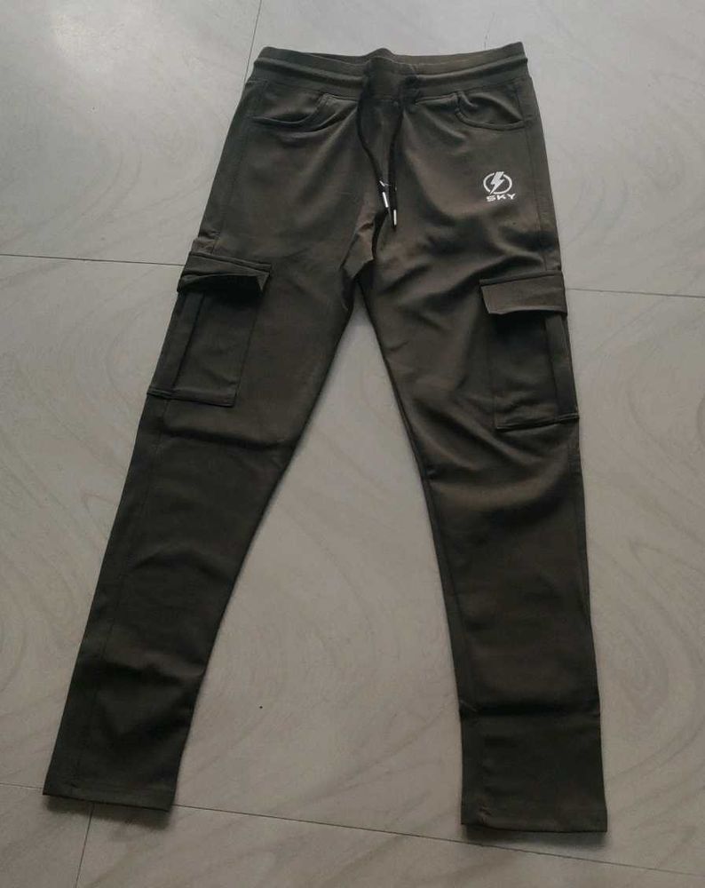 Olive Green Cargo Joggers