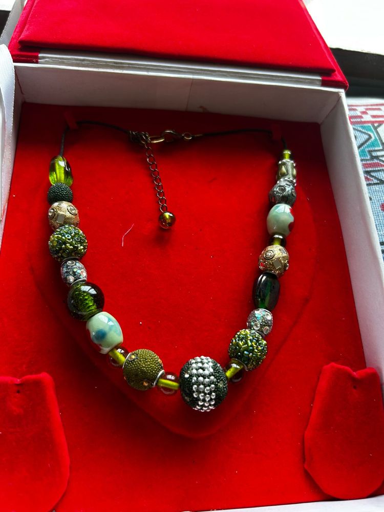 Beaded Statement Necklace