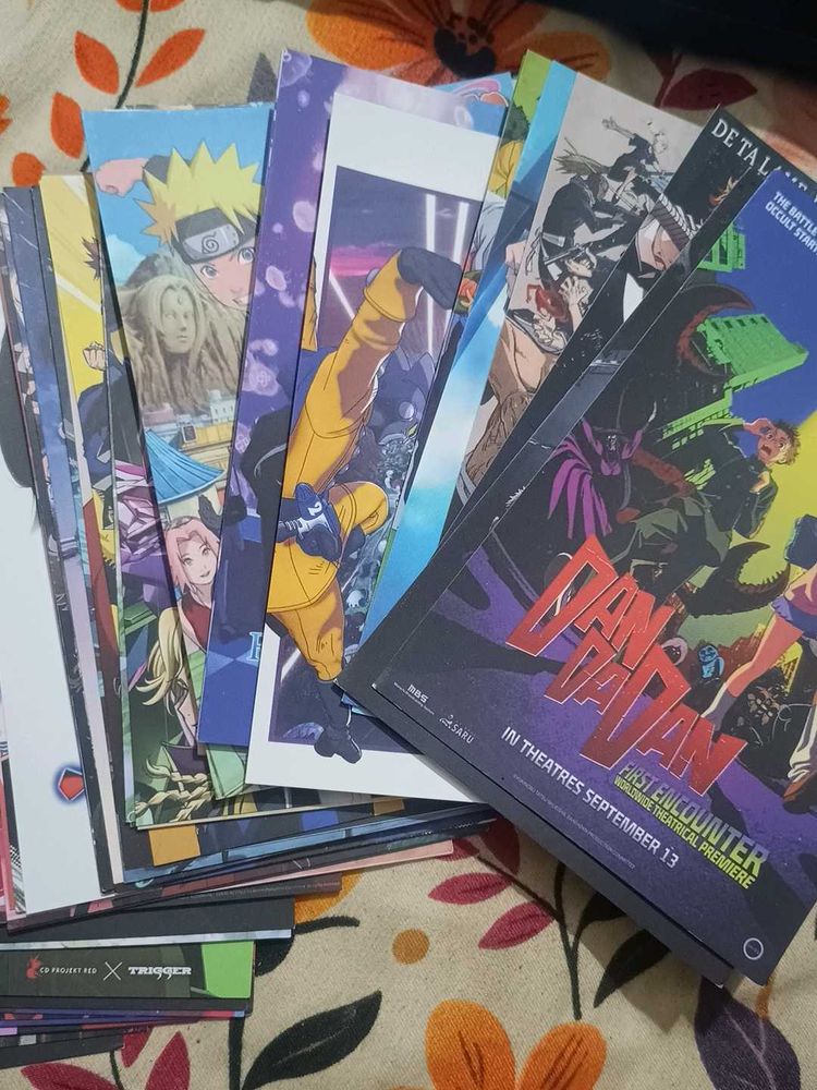 Anime &amp; Manga Poster Cards (Pick any 8)