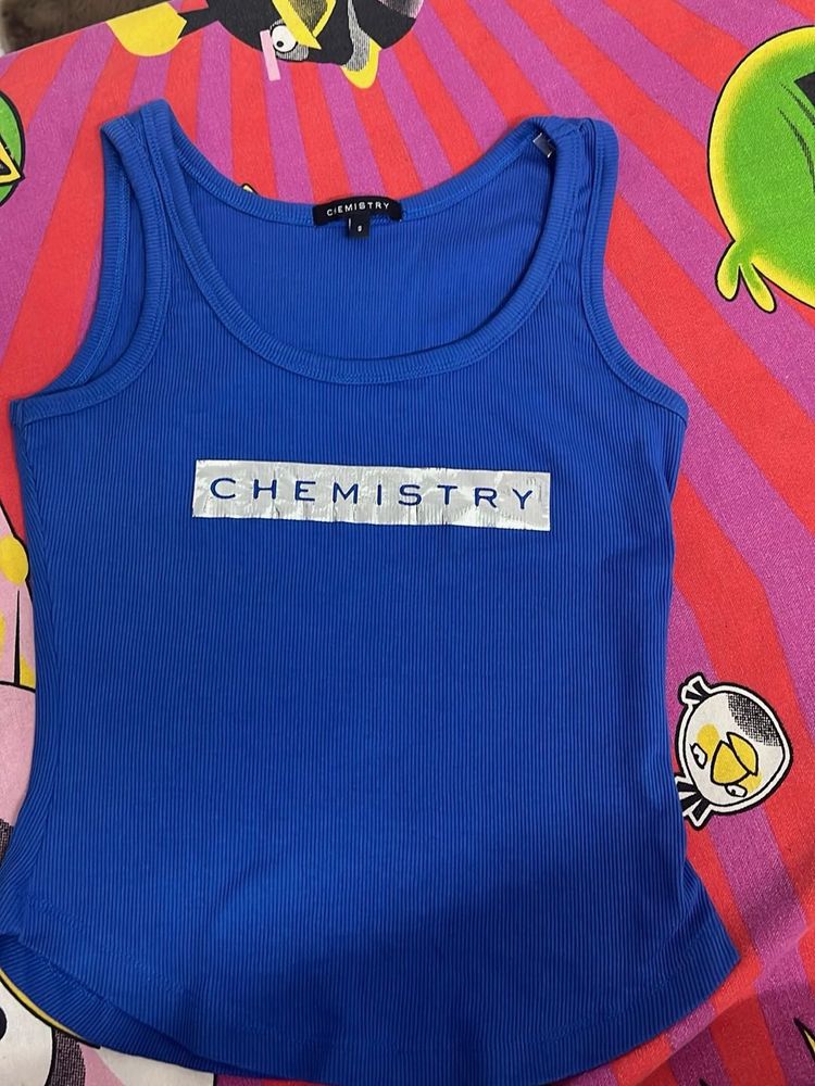 Chemistry Blue Tank Top
