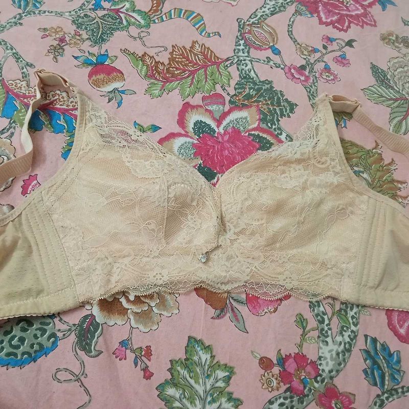 Elegant Lace Trimmed Bra