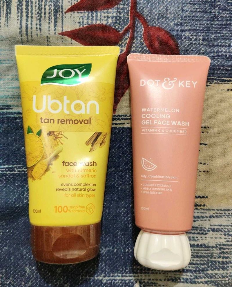 Dot&amp;Key Watermelon cooling facewash AND Joy ubtan