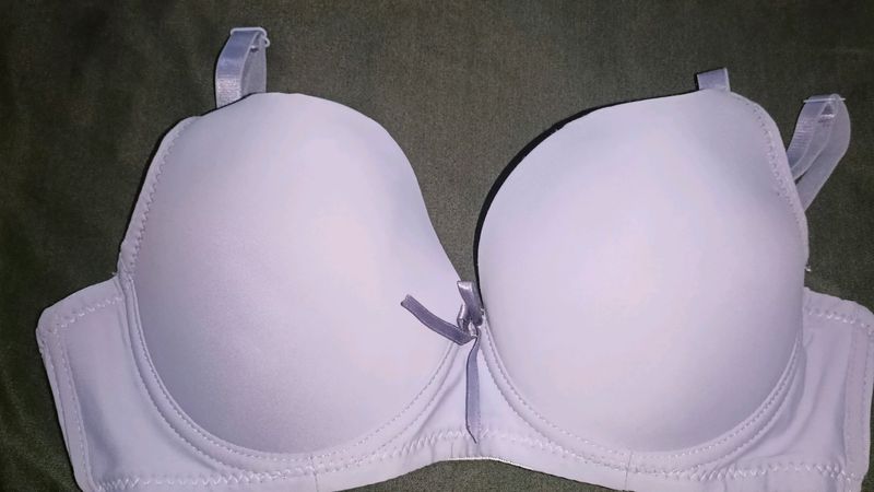 Lavender Wired Bra For 32 And 34