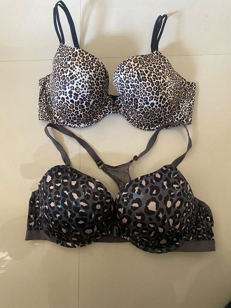 Leopard Print Bras 2-Pack