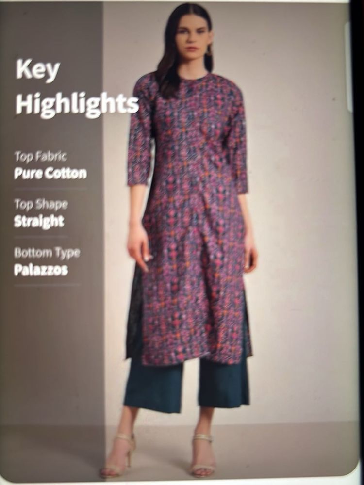MYNTRA STITCHED SUIT SET 2 PIECE